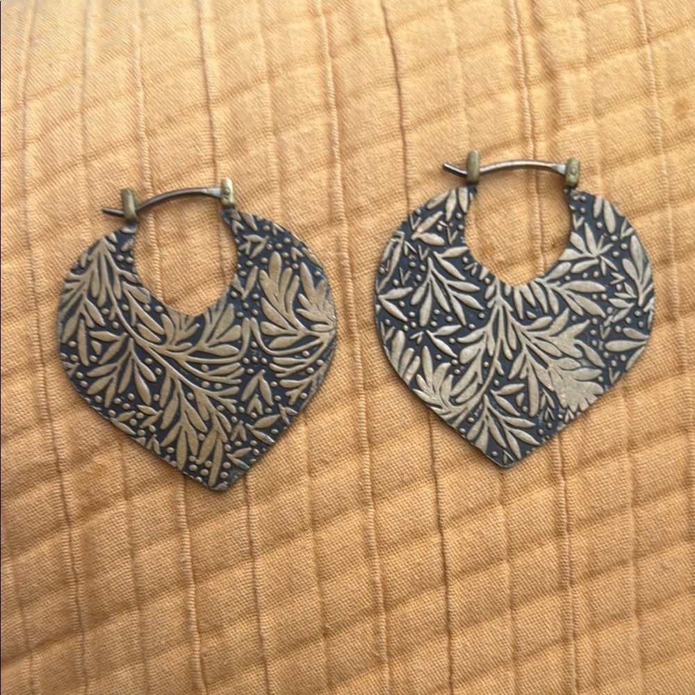 Quetzalli Copper Earrings/Weights
